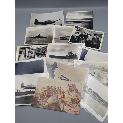 739 - A WWII Photograph Album of John W. Hayter containing 157 photos of Royal Navy Fleet Air Arm interest... 