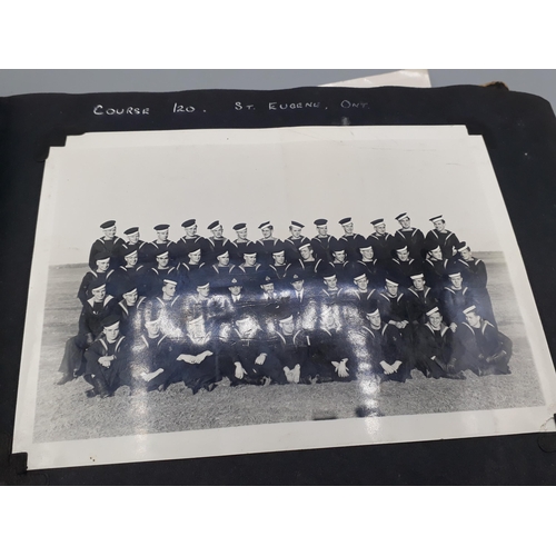 739 - A WWII Photograph Album of John W. Hayter containing 157 photos of Royal Navy Fleet Air Arm interest... 