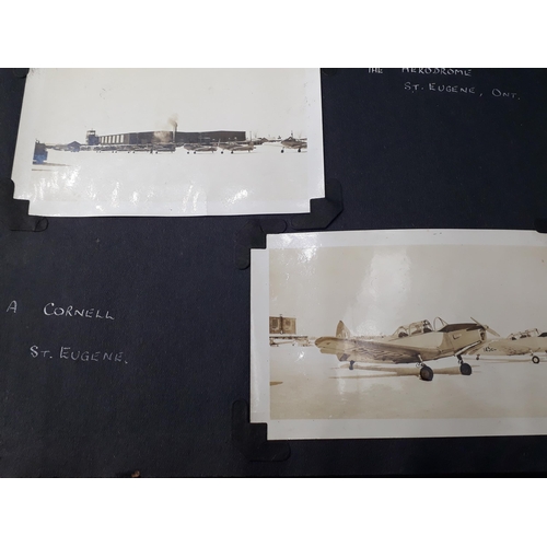 739 - A WWII Photograph Album of John W. Hayter containing 157 photos of Royal Navy Fleet Air Arm interest... 