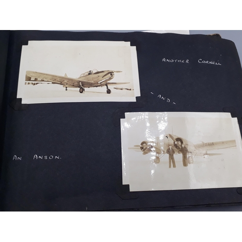 739 - A WWII Photograph Album of John W. Hayter containing 157 photos of Royal Navy Fleet Air Arm interest... 