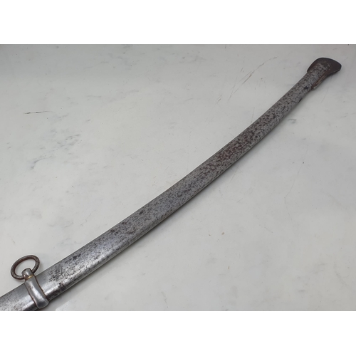 741 - An American Civil War 1860 Pattern style Cavalry Sabre stamped 'Ames, Chicopee, Massachusetts' in st... 