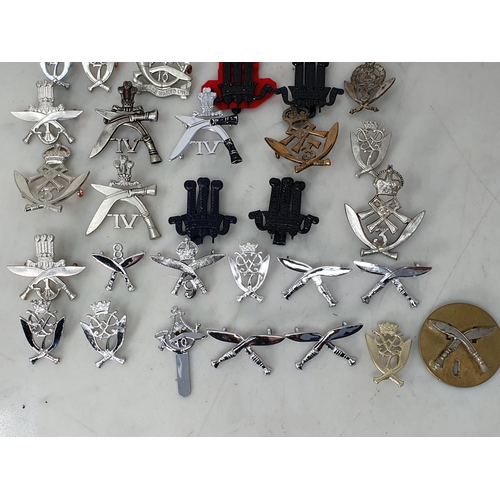 796 - A collection of Gurkha Badges