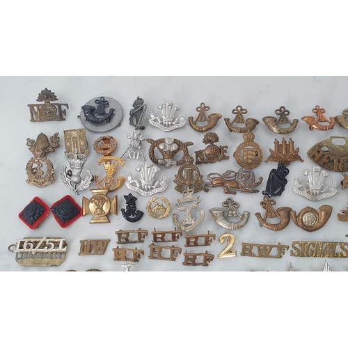 800 - A collection of British Army Collar Badges