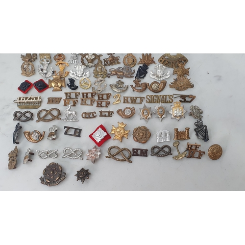 800 - A collection of British Army Collar Badges