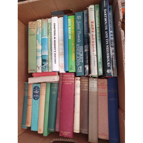 107 - Four boxes of Books; Country Matters, Rural Life, Topography, etc,