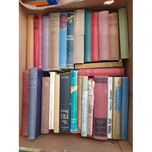 107 - Four boxes of Books; Country Matters, Rural Life, Topography, etc,