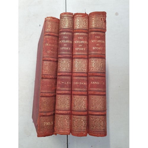 11 - Peek, Hedley & Aflalo, F.G.; The Encyclopaedia of Sport, 4 vols., 1900, Lawrence and Bullen Ltd