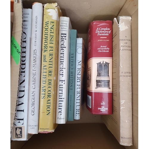 115 - Five boxes of antiques related Books