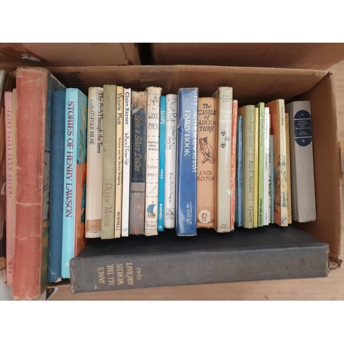 116 - Five boxes of Books; Military History, Churchill, Rural interest, etc.