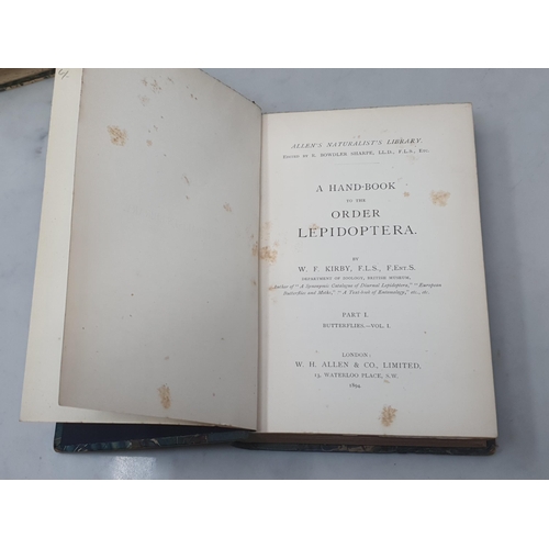 124 - KIRBY, W.F, 'A Hand-Book to the order Lepidoptera', Vol.1,2 & 3, W.H. Allen & Co. Ltd, 1897; OGILVIE... 