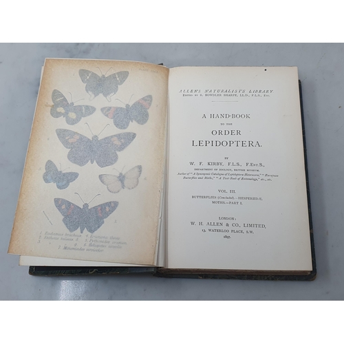 124 - KIRBY, W.F, 'A Hand-Book to the order Lepidoptera', Vol.1,2 & 3, W.H. Allen & Co. Ltd, 1897; OGILVIE... 