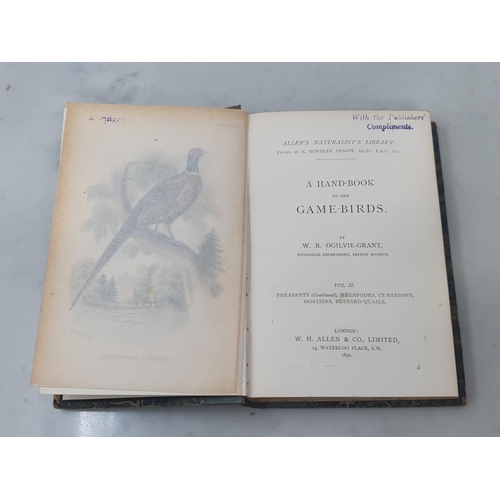 124 - KIRBY, W.F, 'A Hand-Book to the order Lepidoptera', Vol.1,2 & 3, W.H. Allen & Co. Ltd, 1897; OGILVIE... 