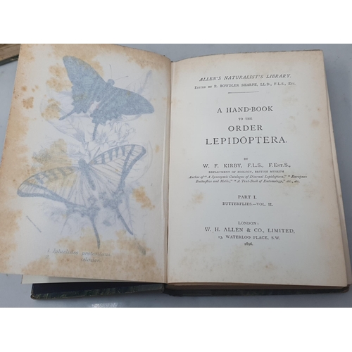 124 - KIRBY, W.F, 'A Hand-Book to the order Lepidoptera', Vol.1,2 & 3, W.H. Allen & Co. Ltd, 1897; OGILVIE... 