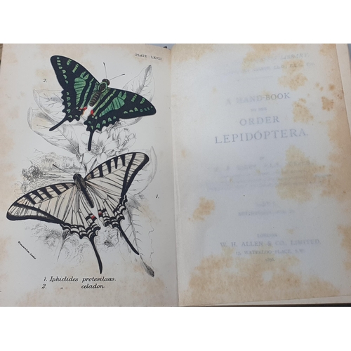 124 - KIRBY, W.F, 'A Hand-Book to the order Lepidoptera', Vol.1,2 & 3, W.H. Allen & Co. Ltd, 1897; OGILVIE... 