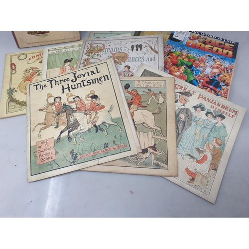 125 - A collection of antique Children's Books including 'Old Mother Goose's Rhymes & Tales', 'A Natural H... 