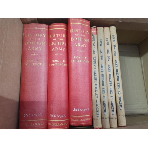 13 - Fortescue, J.W., The Honourable.; The History of the British Army, 10 Vols., Macmillan and Co Limite... 