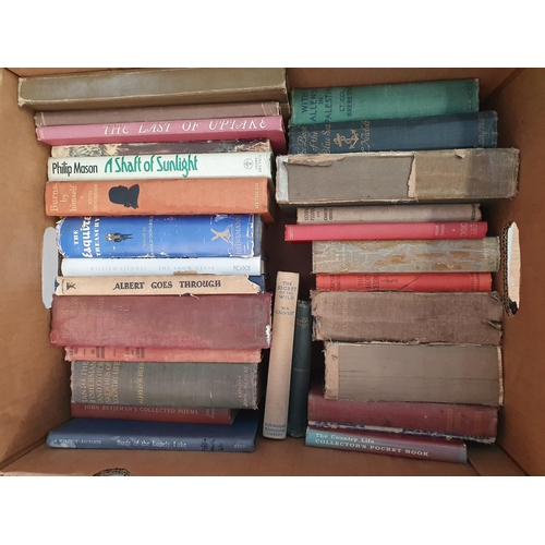 2 - Four boxes; Natural History, India, Sports Cars, Trams, Highlands, Novels, etc.