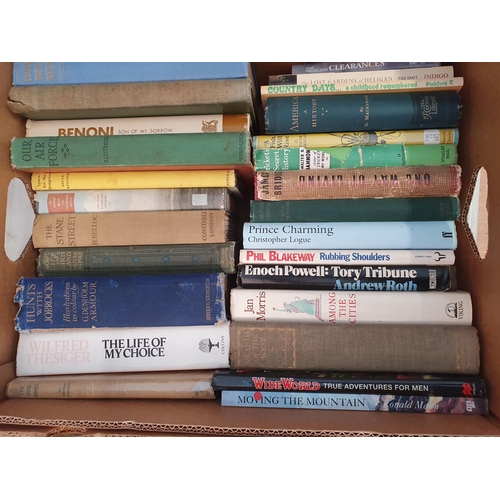 2 - Four boxes; Natural History, India, Sports Cars, Trams, Highlands, Novels, etc.