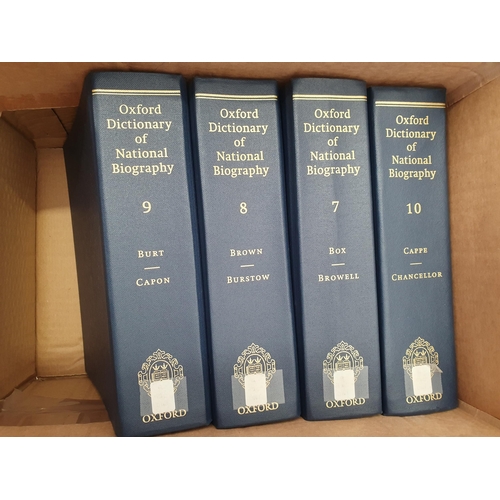 24 - Three boxes of The Oxford Dictionary of National Biography