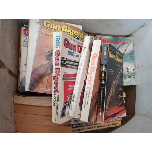 25 - Box of Gun Digest and other Journals