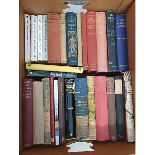 3 - Four boxes; History, Military, The Rifles Chronicles, etc.