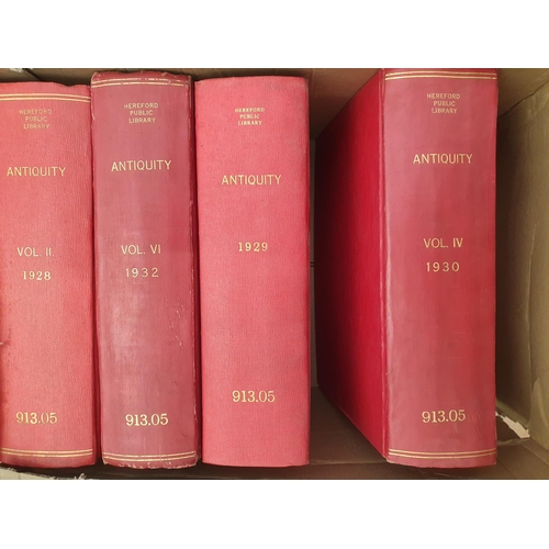 41 - Three boxes of Antiquity Journals