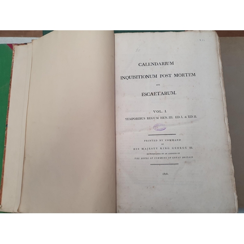 48 - Calendarium Inquisitionum Post Mortem sive Escaetarum, Vol. 1, 1806