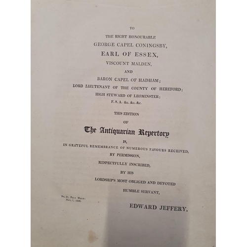 6 - Grose, Francis., Astle, Thomas,; The Antiquarian Repertory, four volumes, published Edward Jeffery, ... 