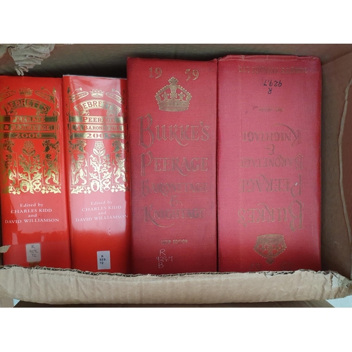 67 - Two boxes; Burke's and Debrett's