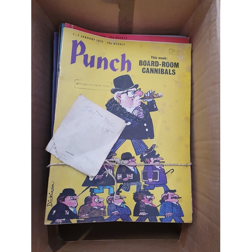 7 - Six boxes of Punch; 1950's, 60's and 70's