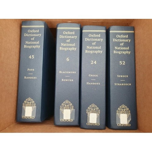 70 - Three boxes of Oxford Dictionary of National Biography