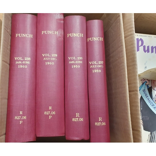 8 - Nine boxes of Punch; 1870's, 1900's, 1910's 1920's, etc.