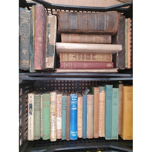 85 - Three boxes of Books including Agriculture, Hunting, Gardening, etc.