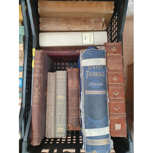 85 - Three boxes of Books including Agriculture, Hunting, Gardening, etc.