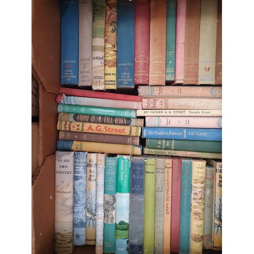 92 - Four boxes of George Macdonald Frazer Novels, Military History, other Novels, etc.