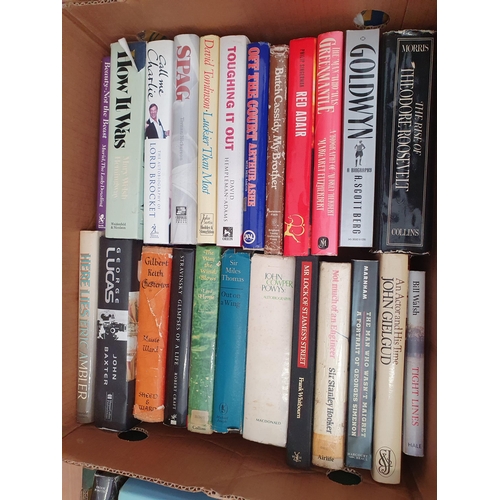 96 - Seven boxes of Books including Woodlands, Africa, Rural interest, etc.