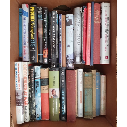 97 - Two boxes of Books including India, Big Game and Military History