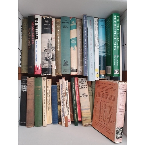 82 - Four boxes of Books including Motor Racing, Rural Interest, Military History, etc.