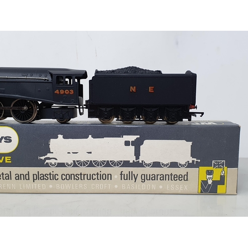 1072 - A boxed Wrenn 2213 A4 Locomotive 'Peregrine' in 'NE' black livery, box E, model E-NM