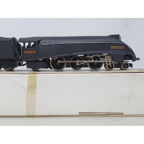 1072 - A boxed Wrenn 2213 A4 Locomotive 'Peregrine' in 'NE' black livery, box E, model E-NM