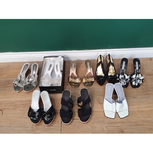 276 - Eight pairs of Shoes, including four pairs made by Valentina Russo etc (R7)