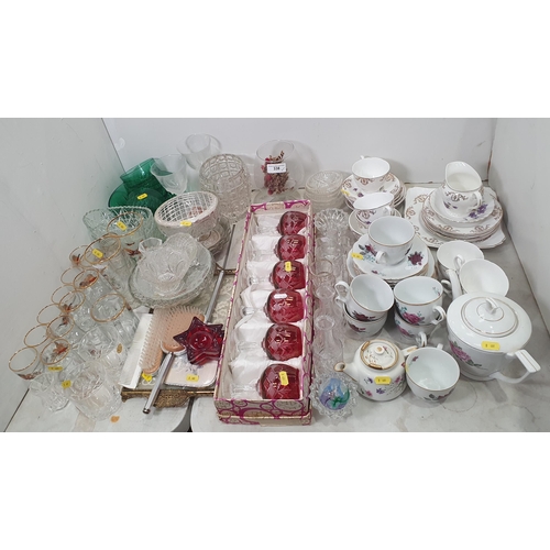 338 - A collection of Glasses and Tea Wares (R5)