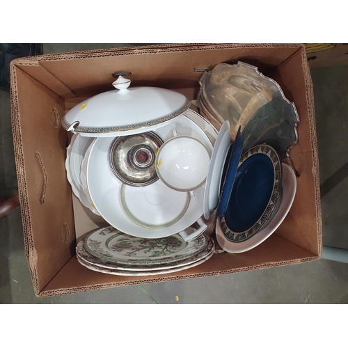 352 - Three boxes of assorted Dinnerware (R5)