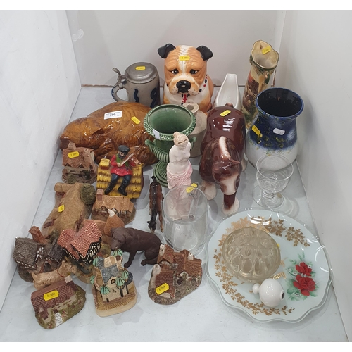 360 - A collection of Lilyput Lane Cottages, Figurines, etc. (R5)