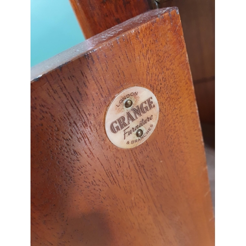 453 - A near pair of Bedside Cupboards, one bearing ivorine label for 