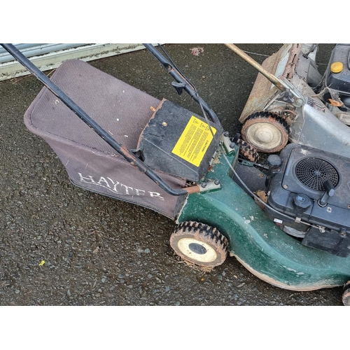 520 - A Hayter petrol Lawn Mower and another petrol Mower