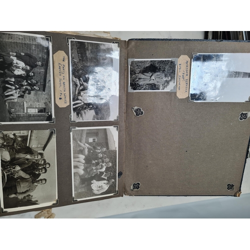 547 - Two Photograph Albums containing an extensive collection of photographs from cycling clubs trips aro... 