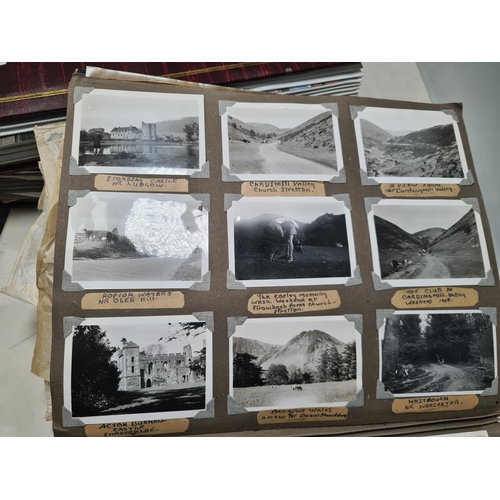 547 - Two Photograph Albums containing an extensive collection of photographs from cycling clubs trips aro... 