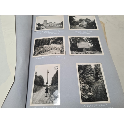 547 - Two Photograph Albums containing an extensive collection of photographs from cycling clubs trips aro... 