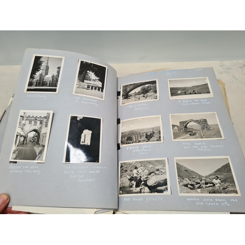 547 - Two Photograph Albums containing an extensive collection of photographs from cycling clubs trips aro... 